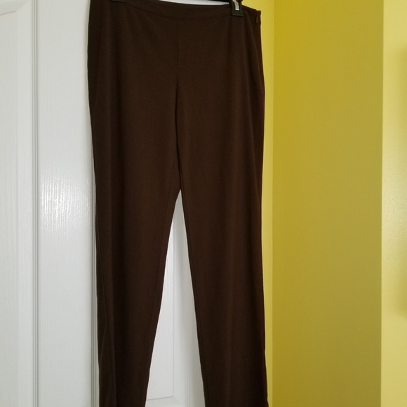 Lafayette 148 Brown Ankle Pants - Picture 3 of 5